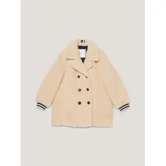 TOMMY HILFIGER - Chaquetón De Niña Amplio Botonadura Doble