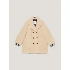 TOMMY HILFIGER - Chaquetón De Niña Amplio Botonadura Doble