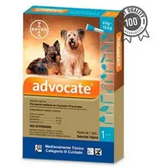 BAYER - ADVOCATE PERRO 1 ML DE 4KL HASTA 10 KL