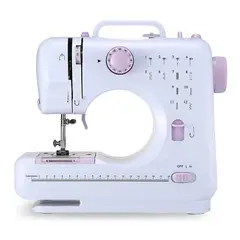 GENERICO - Máquina De Coser Eléctrica Pequeña Con Pedal 12 Puntadas