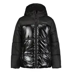 CALVIN KLEIN - Chaqueta Negro Acolchada Con Cierre Para Niño