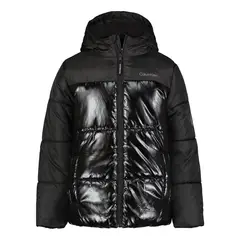 CALVIN KLEIN - Chaqueta Negro Acolchada Con Cierre Para Niño