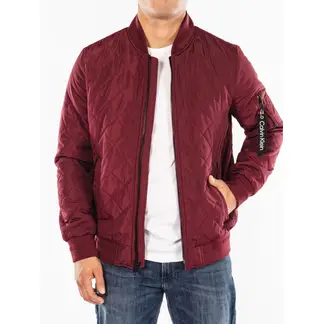 CALVIN KLEIN - Chaqueta Con Cierre Y Bolsillos Fronta Hombre Vino Tinto