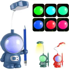 ONE PIXEL - Lámpara De Escritorio Astronauta Sacapuntas Recargable LED