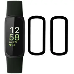 GENERICO - 2 pack Vidrio cerámico protector reloj Fitbit inspired 3