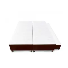 MAGIC CLASS - CAMA NIDO DIVIDIDA 200X200 ECOCUERO CAFÉ