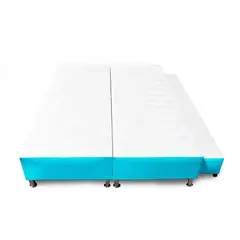 MAGIC CLASS - CAMA NIDO DIVIDIDA 200X200 MICROFIBRA AZUL