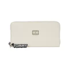 TOMMY HILFIGER - Billetera Grande Con Cierre E Insignia