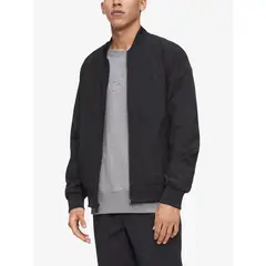 CALVIN KLEIN - Chaqueta Negra Con Cierre Y Bolsillos Laterales
