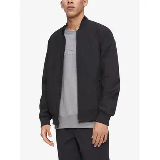 CALVIN KLEIN - Chaqueta Negra Con Cierre Y Bolsillos Laterales