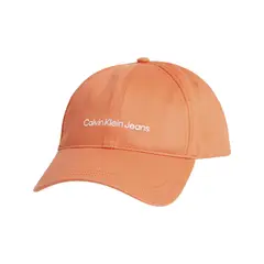 CALVIN KLEIN - Gorra De Algodón Orgánico Con Logo Hombre Naranja