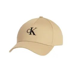 CALVIN KLEIN - Gorra Con Visera Curva Hombre Beige