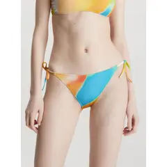 CALVIN KLEIN - Bottom Vestido de Baño Con Lazadas y Estampado Para Mujer