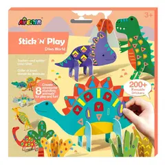 JUGANDO Y EDUCANDO - Juego Niños Rompecabezas En 3d Dinosaurios Stickers Niñas