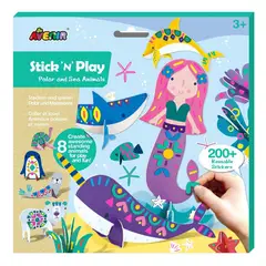 JUGANDO Y EDUCANDO - Juego Rompecabezas En 3d Animales Del Mar Stickers Niñas