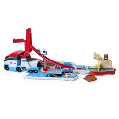 SPIN MASTER - Paw Patrol Bus Camion Pista Lanzamiento 2en1 Paw Patroller