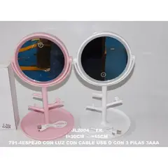 GENERICO - Espejo luz led recargable