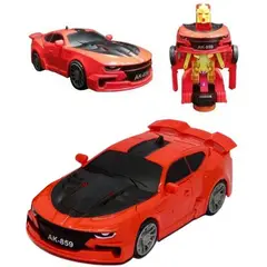 GENERICO - Transformers carro camaro bumblebee luces sonido robot