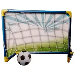 GENERICO - Cancha fútbol dos arcos niños cancha +balón + maya grande 60