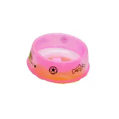 MAZUGI - Plato para mascotas comida perro comedero bebedero regalo rosado