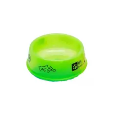 MAZUGI - Plato para mascotas comida perro comedero bebedero regalo verde