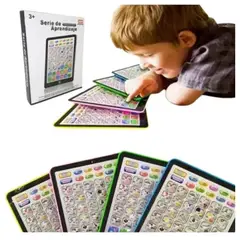 GENERICO - Tableta niños tablet didáctica juguete verde infantil juego