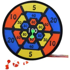 GENERICO - Tablero de espuma dardos y pelotas para pegar puntería juego juguete