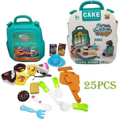 GENERICO - Cocina pasteles maleta comidas rápidas juguete lonchera