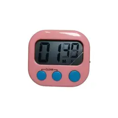 GENERICO - Temporizador chef timer digital medidor de tiempo rosado