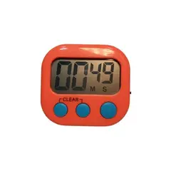 GENERICO - Temporizador chef timer digital medidor de tiempo naranja