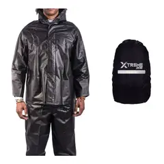 AFM - IMPERMEABLE + GUANTES PRO + FORRO MALETA