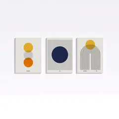 GAMA DIGITAL - Cuadros decorativos Triptico Walter