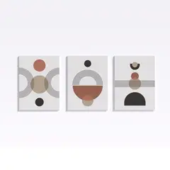 GAMA DIGITAL - Cuadros decorativos Triptico Armonia