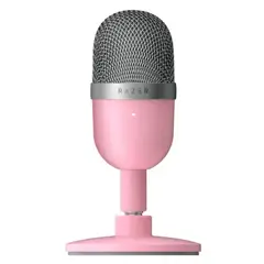 RAZER - Micrófono Condensador Gamer Para Streaming Podcast Rosa