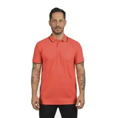 HAMER - Camiseta tipo polo para hombre con bolsillo.