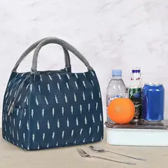 IKSA - Lonchera Para Almuerzo Térmica Estampada En Tela Oxford_.