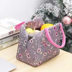 IKSA - Lonchera Para Almuerzo Térmica Estampada En Tela Oxford_.