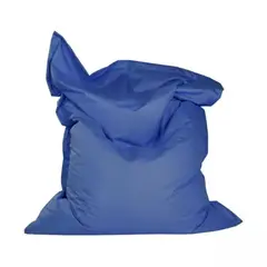 DORMIPUFF - Puff Almohadon Azul lona impermeable sas