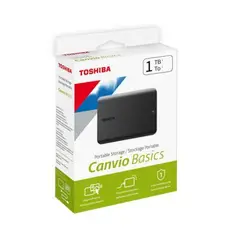 TOSHIBA - Disco duro externo 1 tb canvio basics 3.0