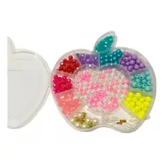 GENERICO - Chaquiras Insumos Bisutería Didáctico Pulseras Juguete Niñas