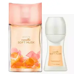 AVON - Perfume Soft Musk Vanilla 50 ml + desodorante