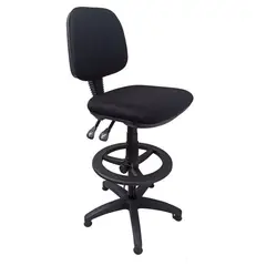 GENERICO - Silla De Oficina Cajero Alta Reclinable Negro