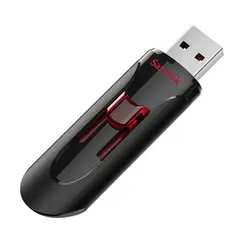 SANDISK - Memoria USB 3.0 Cruzer Glide 64GB, Diseño Retráctil