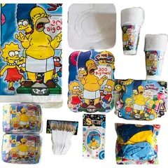 GENERICO - Kit Decoración Cumpleaños Fiesta Infantil Los Simpsons