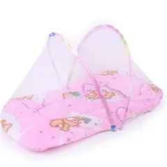 GENERICO - Toldillo Cuna Portátil Bebes Basic Portable Rosa