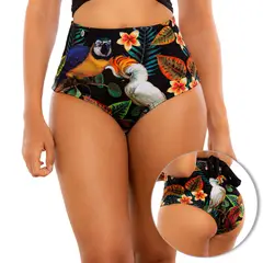 PRAIE - Panty de vestido de baño ref 1734b cacatúas control