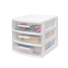 PLASTICOS MQ - Cajonero Organizador Modular 3 Niveles Marca MQ
