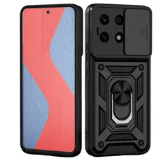 GENERICO - Estuche Para Xiaomi Note 13 Pro 4G - Poco M6 Pro 4G - Note 14S Negro
