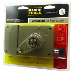 KACHETOOLS - Cerradura Sobreponer Ref715 Clasica Izquierda KACHE TOOLS UE12