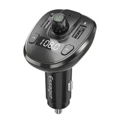 GENERICO - Cargador dual usb para carro 31 amp bluetooth 50 fm mp3 essager